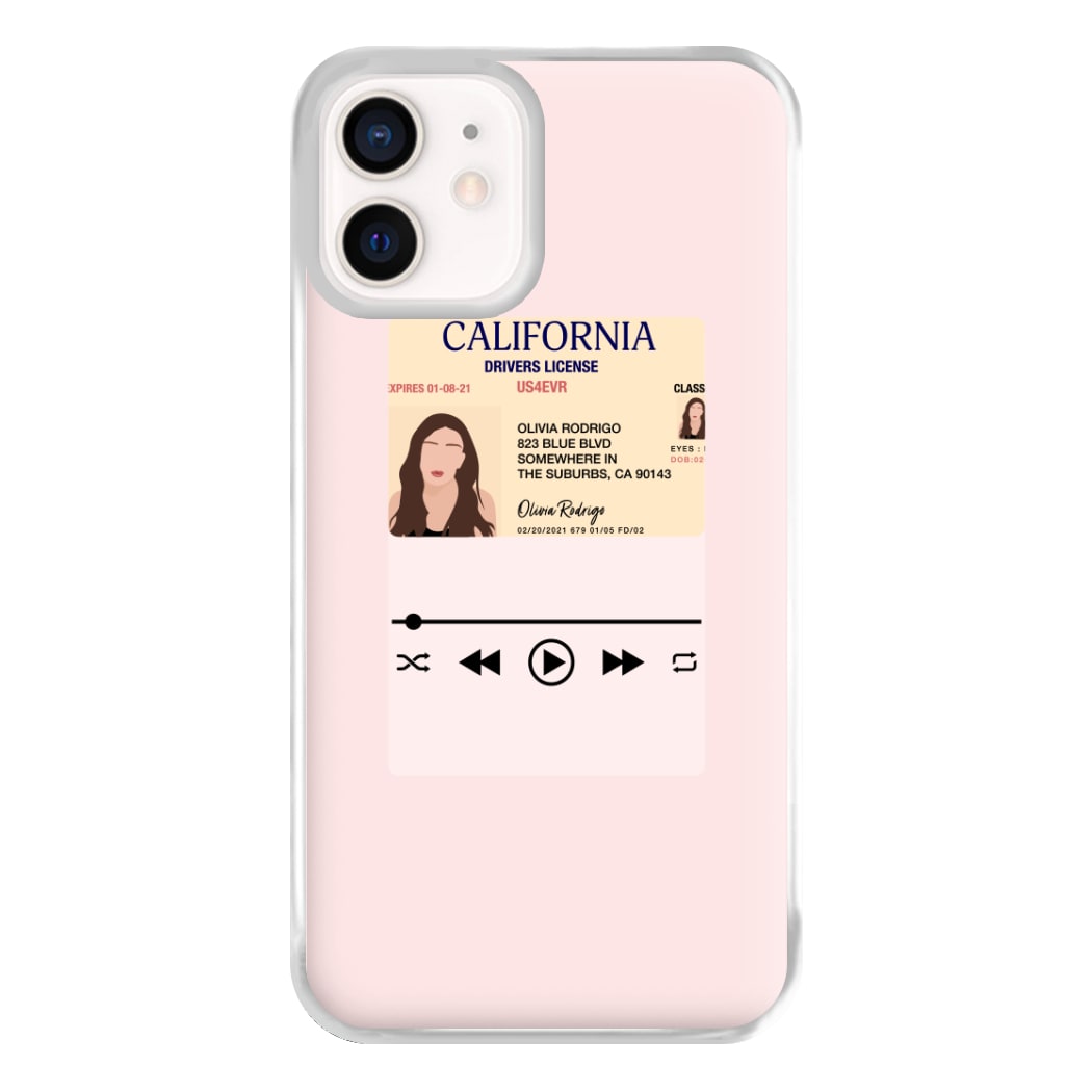 Drivers License - Olivia TikTok Phone Case for iPhone 12 Mini