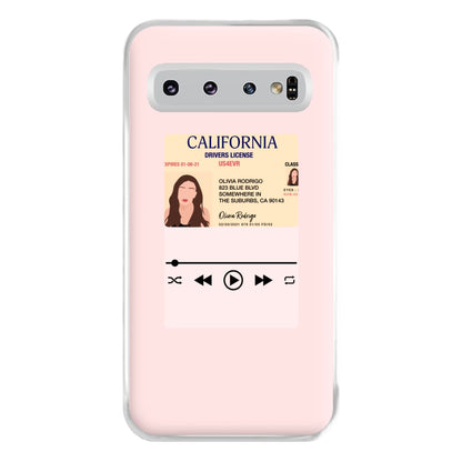 Drivers License - Olivia TikTok Phone Case for Galaxy S10 Plus