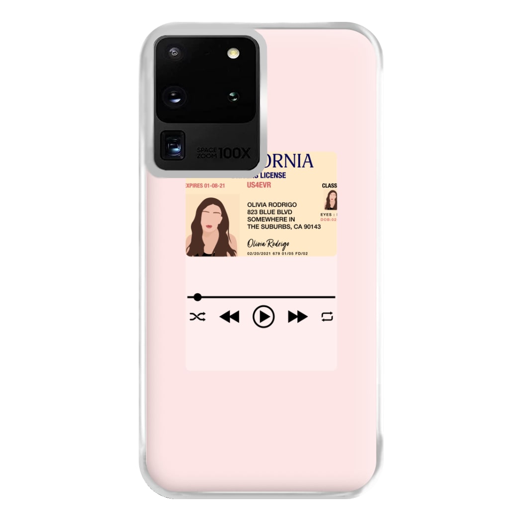 Drivers License - Olivia TikTok Phone Case for Galaxy S20 Ultra