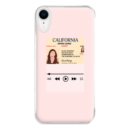 Drivers License - Olivia TikTok Phone Case for iPhone XR