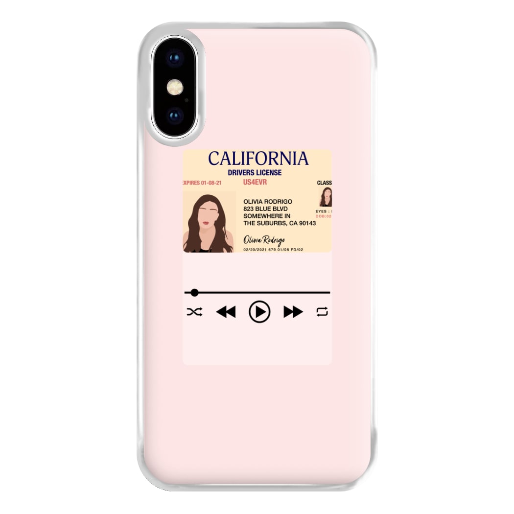 Drivers License - Olivia TikTok Phone Case for iPhone XS Max