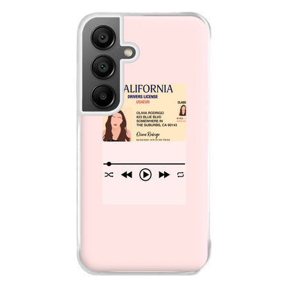 Drivers License - Olivia TikTok Phone Case for Galaxy A55