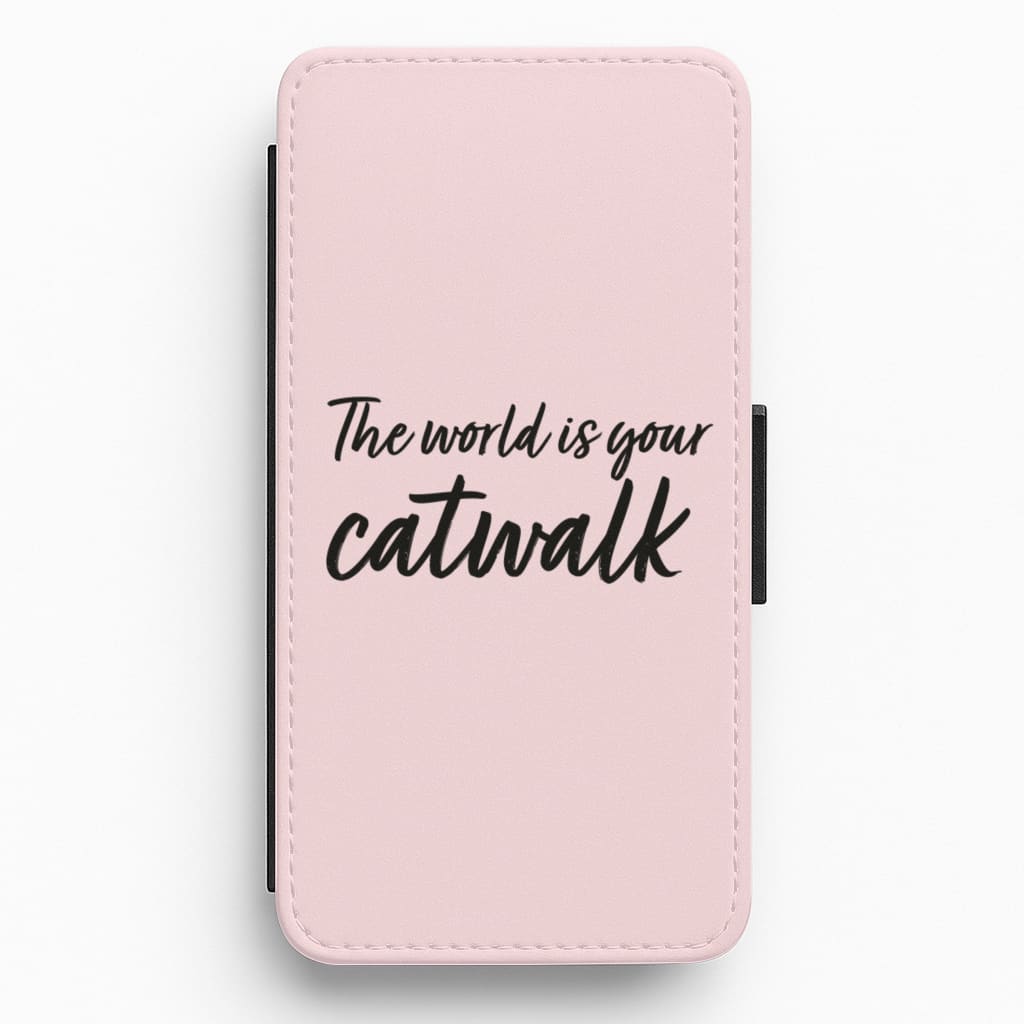 The World Is Your Catwalk Flip / Wallet Phone Case
