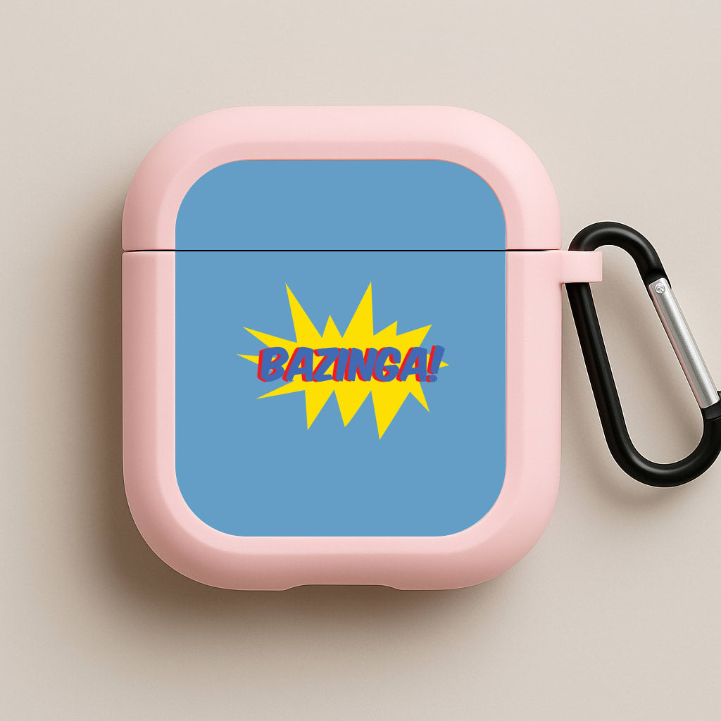 Bazinga! - TV Quotes Pink AirPods Case