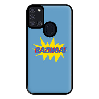 Bazinga! - TV Quotes Phone Case for Galaxy A21s