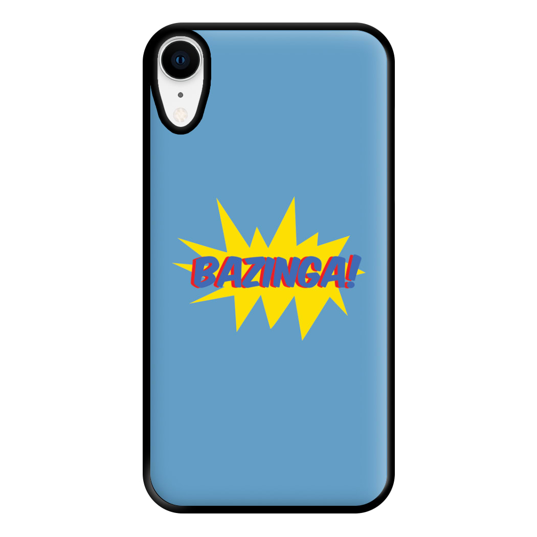 Bazinga! - TV Quotes Phone Case for iPhone XR