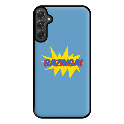 Bazinga! - TV Quotes Phone Case for Galaxy A34