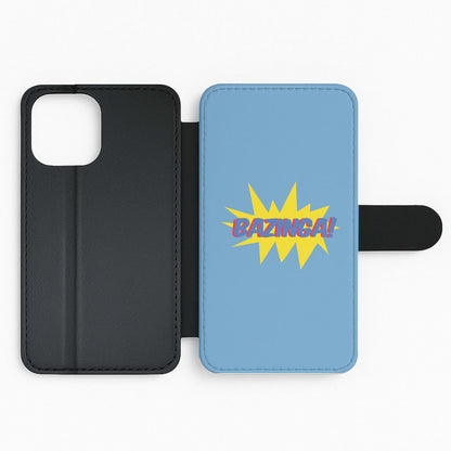 Bazinga! - TV Quotes Flip Phone Case