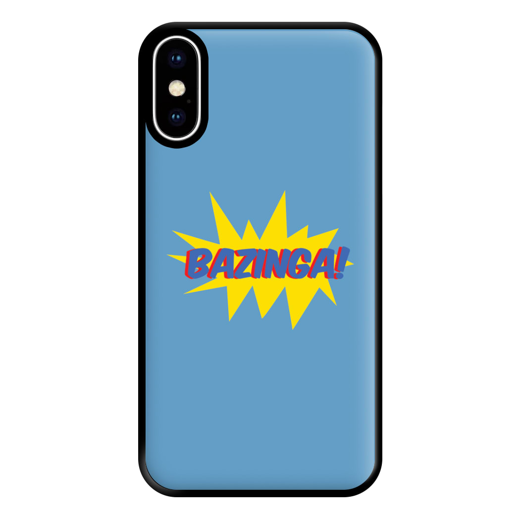 Bazinga! - TV Quotes Phone Case for iPhone XS Max