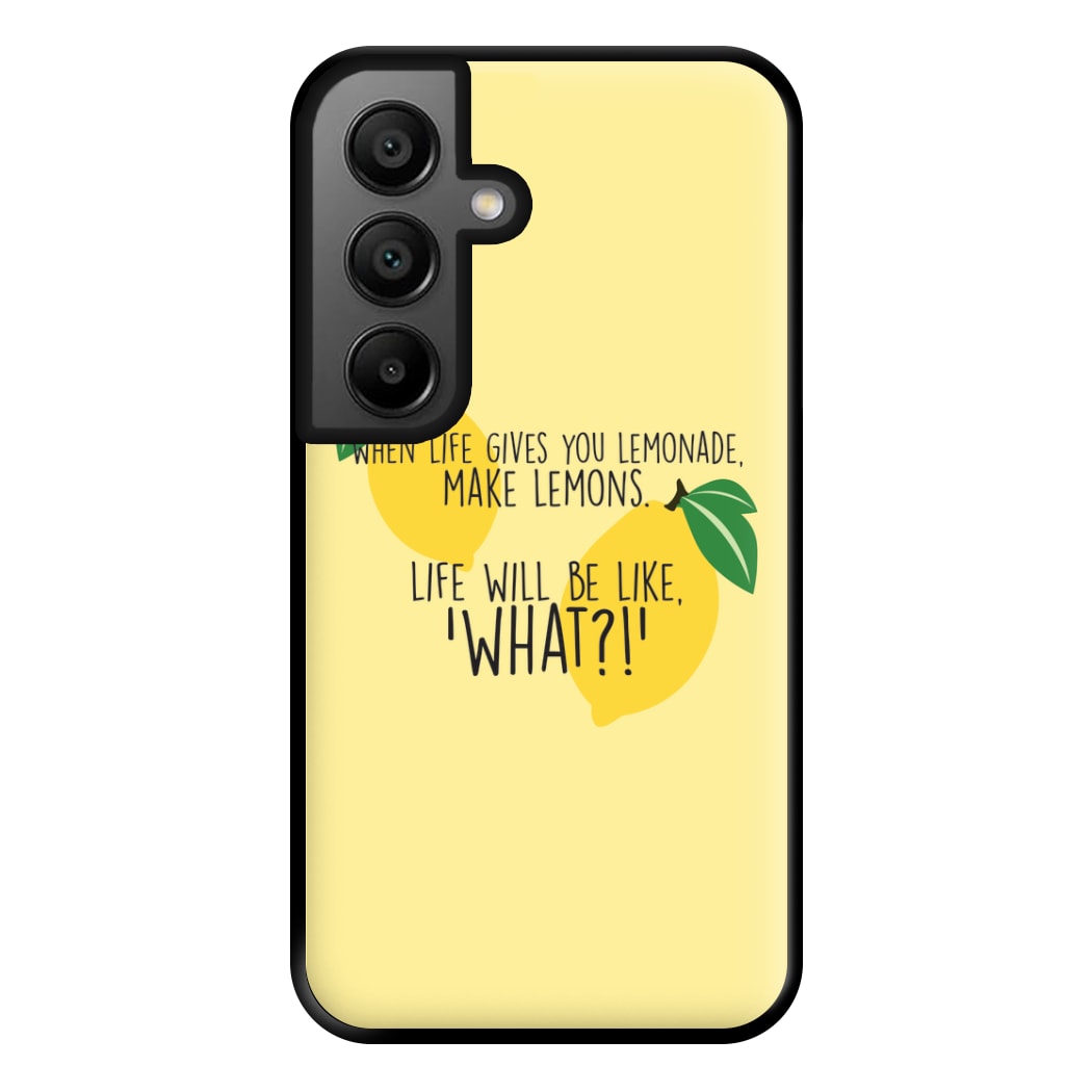 When Life Gives You Lemonade - TV Quotes Phone Case for Google Pixel 8