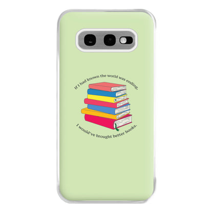 If I Had Known - TV Quotes Phone Case for Galaxy S10e