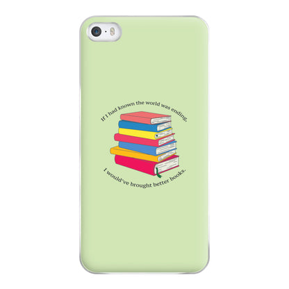 If I Had Known - TV Quotes Phone Case for iPhone 5 / 5s / SE 2016