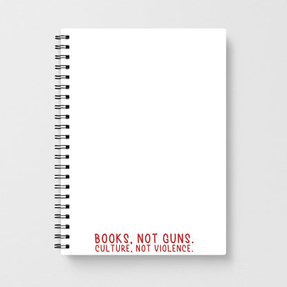 Books, Not Guns - TV Quotes Notebook
