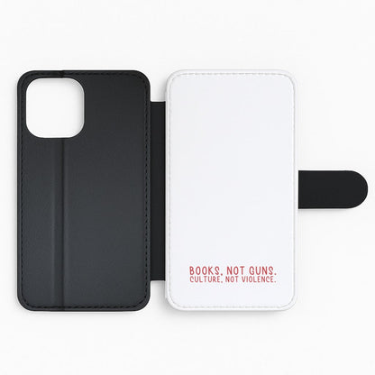 Books, Not Guns - TV Quotes Flip Phone Case