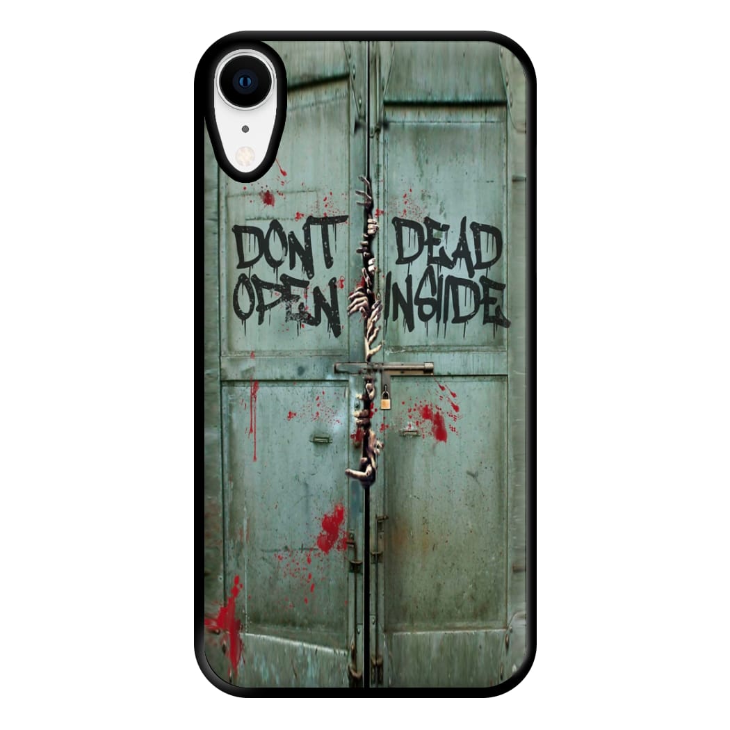 Don't Open Dead Inside Phone Case for iPhone XR