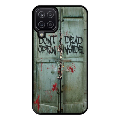 Don't Open Dead Inside Phone Case for Galaxy A12