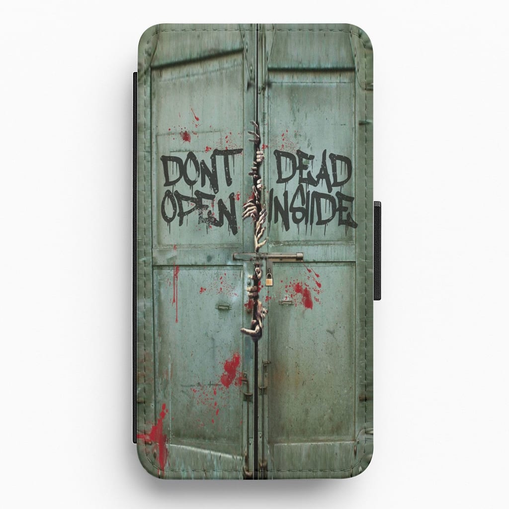 Don't Open Dead Inside Flip / Wallet Phone Case