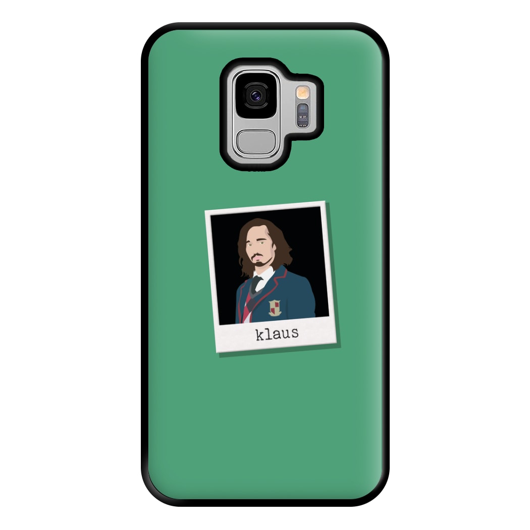 Sticker Klaus - Umbrella Academy Phone Case for Galaxy S9 Plus