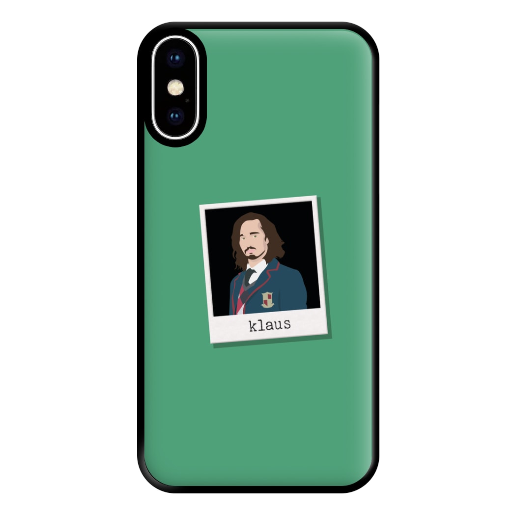 Sticker Klaus - Umbrella Academy Phone Case for iPhone XS Max