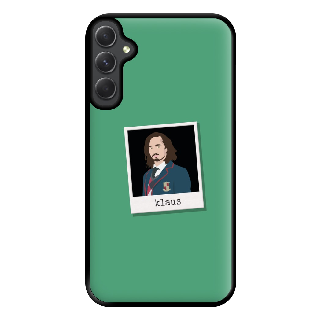 Sticker Klaus - Umbrella Academy Phone Case for Galaxy A34