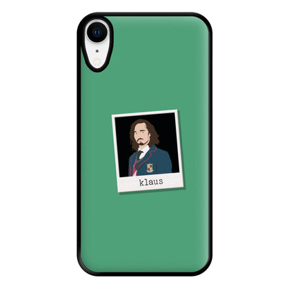 Sticker Klaus - Umbrella Academy Phone Case for iPhone XR