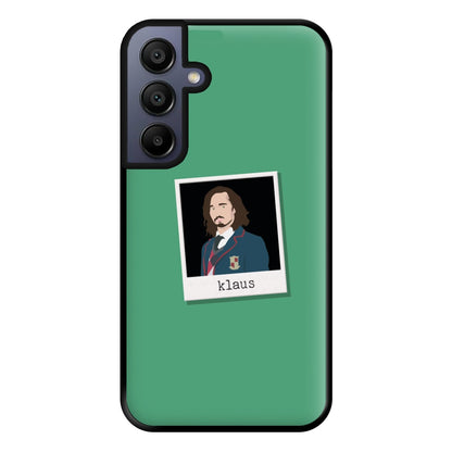 Sticker Klaus - Umbrella Academy Phone Case for Galaxy A15