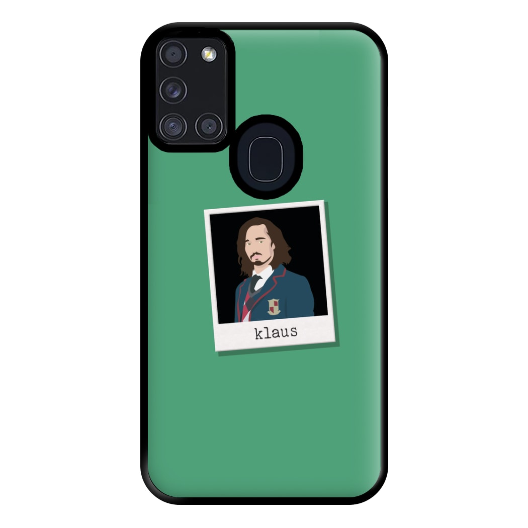 Sticker Klaus - Umbrella Academy Phone Case for Galaxy A21s