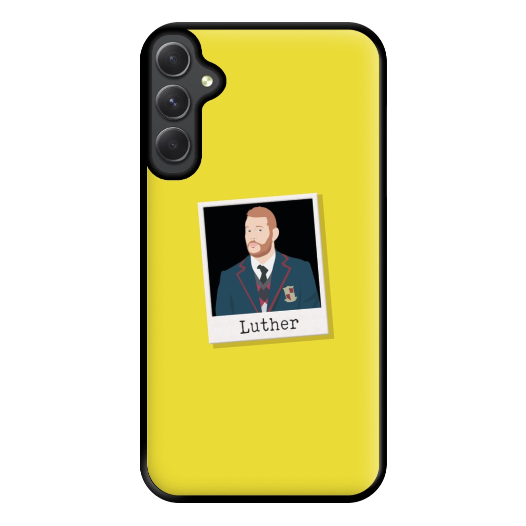 Sticker Luther - Umbrella Academy Phone Case for Galaxy A34