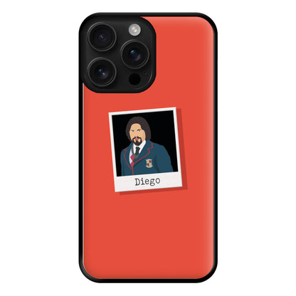 Sticker Diego - Umbrella Academy Phone Case for iPhone 16 Pro Max