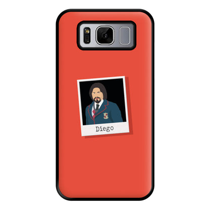 Sticker Diego - Umbrella Academy Phone Case for Galaxy S8 Plus