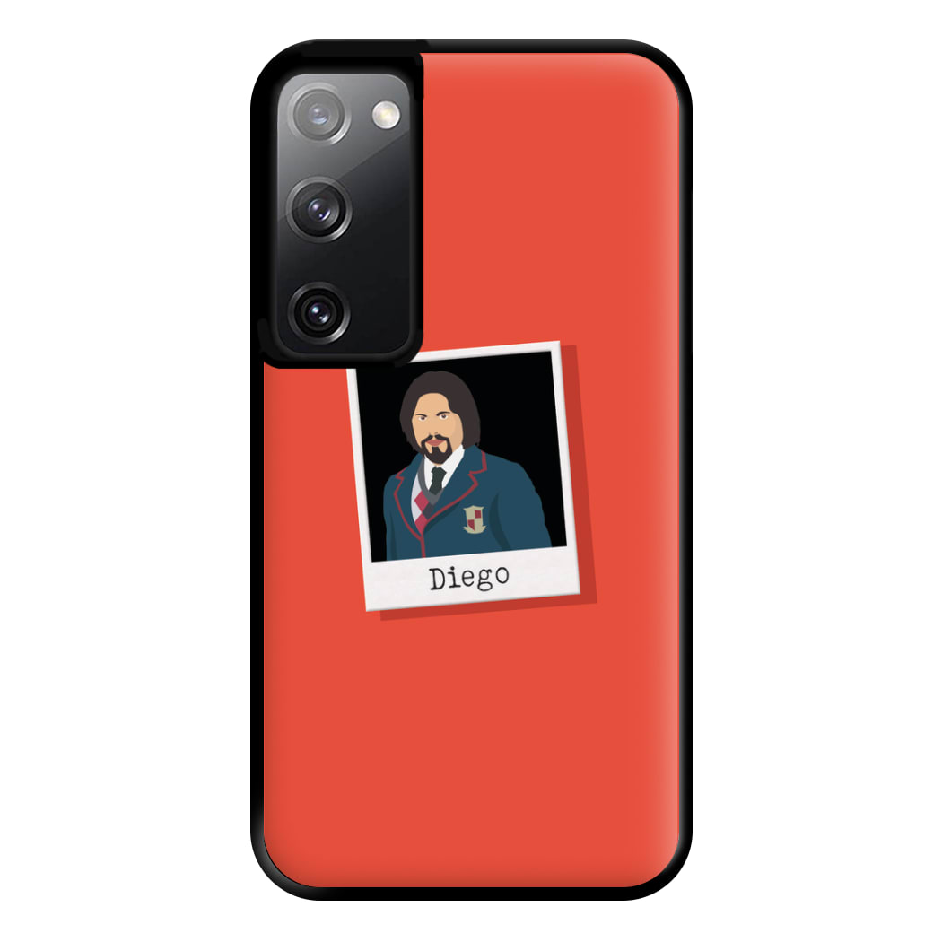 Sticker Diego - Umbrella Academy Phone Case for Galaxy S20