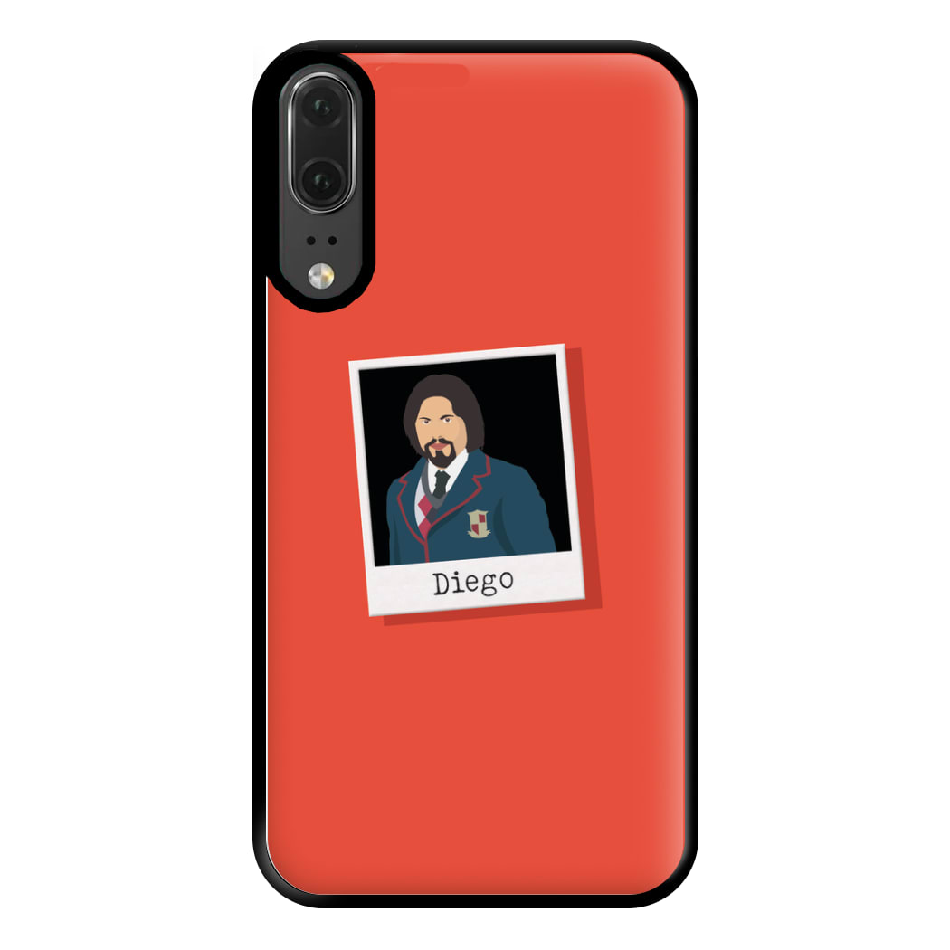 Sticker Diego - Umbrella Academy Phone Case for Huawei P20