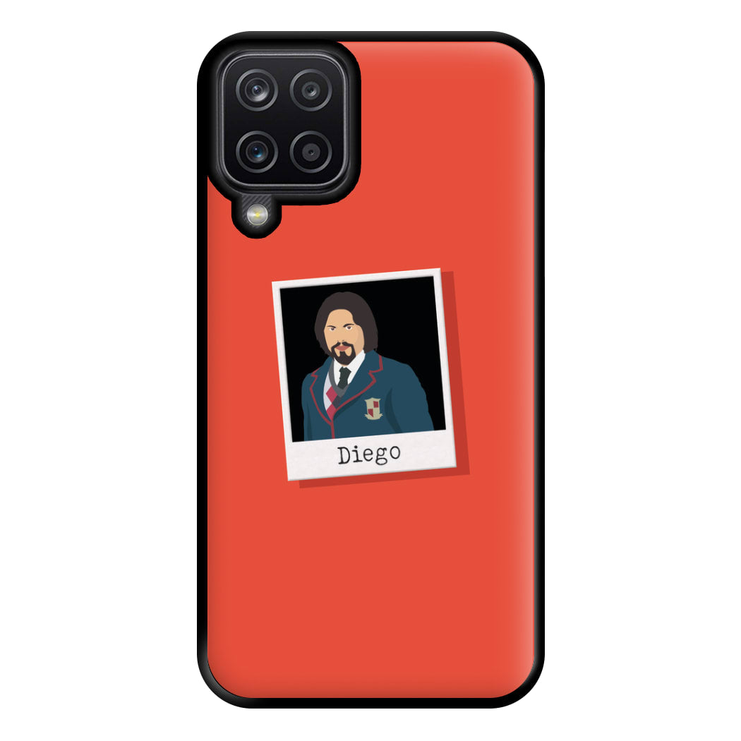 Sticker Diego - Umbrella Academy Phone Case for Galaxy A12