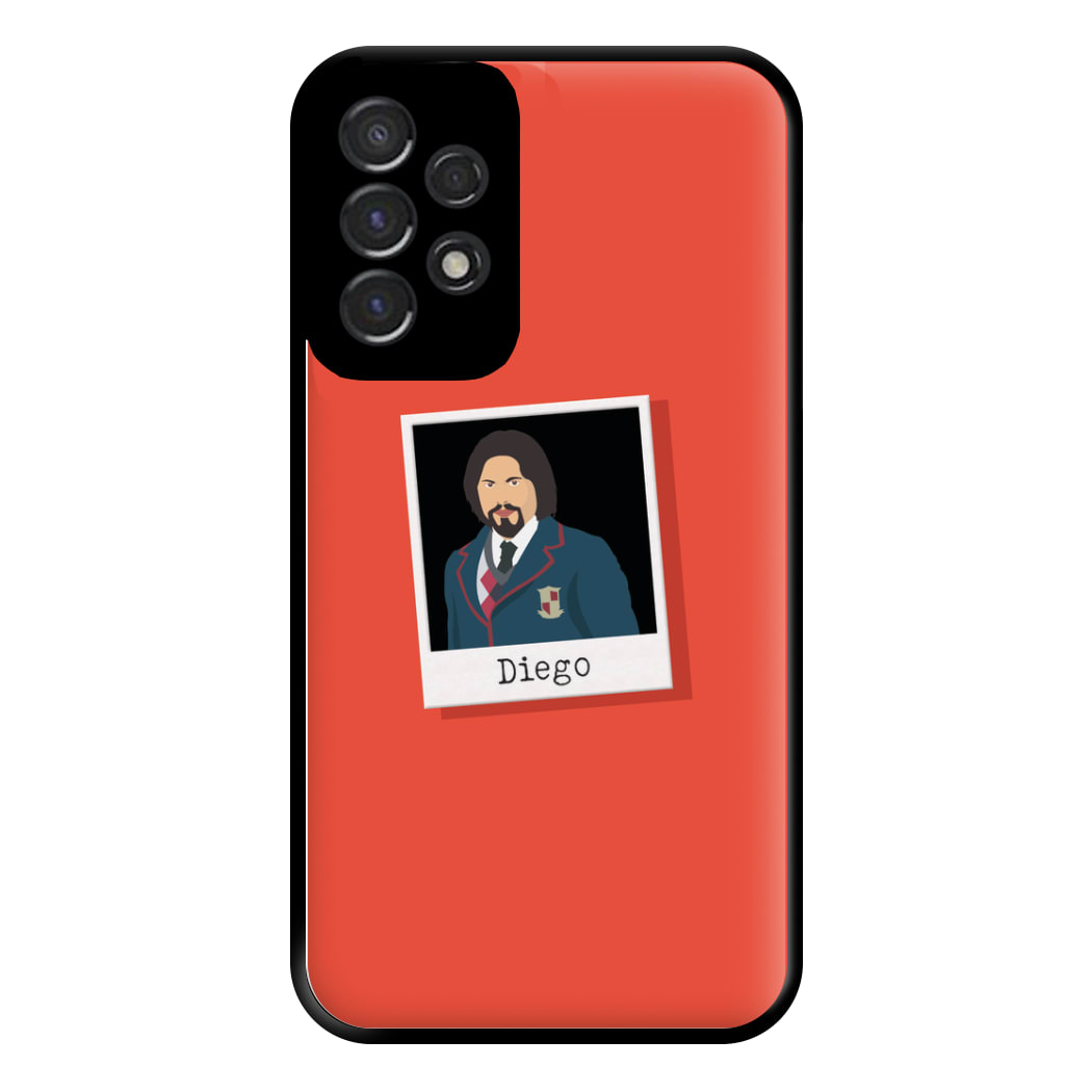 Sticker Diego - Umbrella Academy Phone Case for Galaxy A53