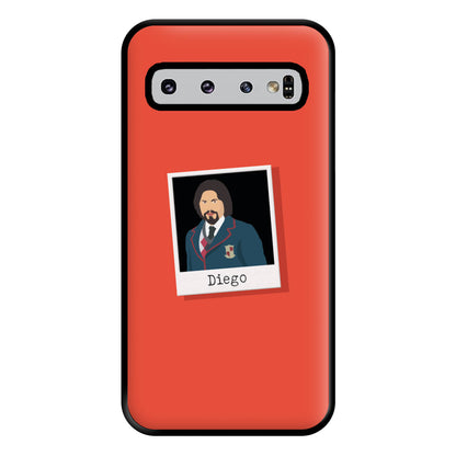 Sticker Diego - Umbrella Academy Phone Case for Galaxy S10 Plus