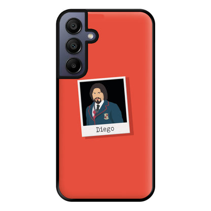 Sticker Diego - Umbrella Academy Phone Case for Galaxy A15