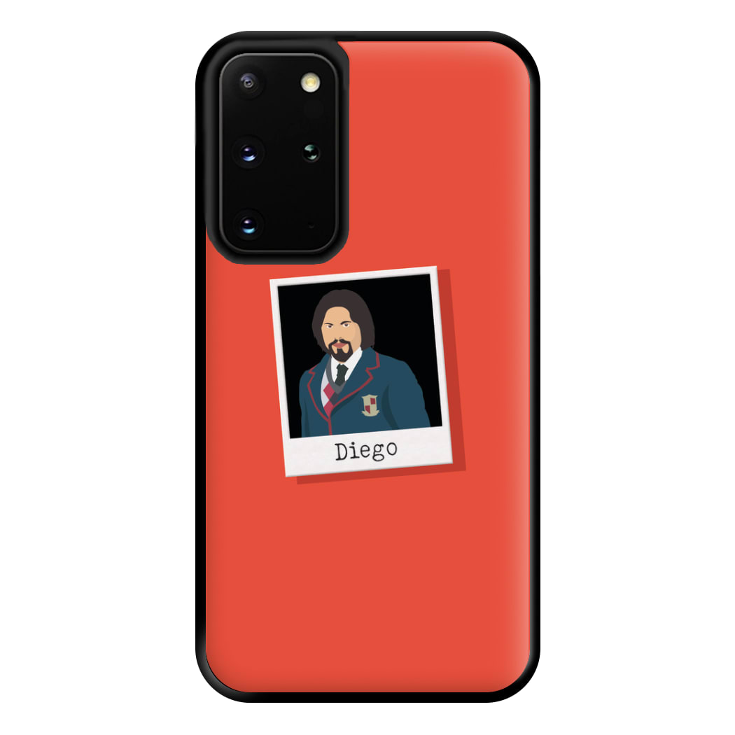 Sticker Diego - Umbrella Academy Phone Case for Galaxy S20 Plus