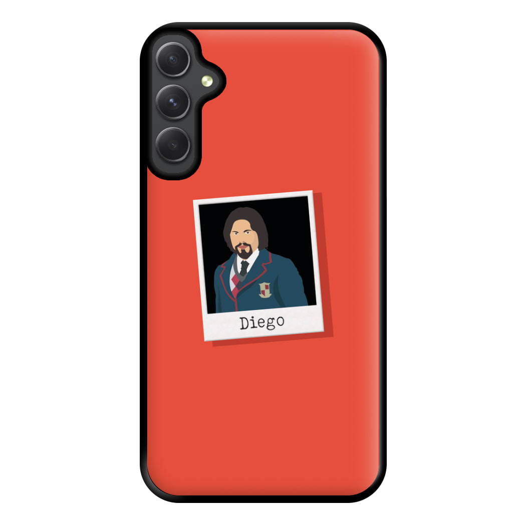 Sticker Diego - Umbrella Academy Phone Case for Galaxy A54