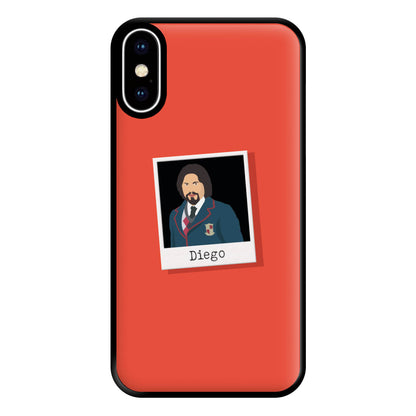 Sticker Diego - Umbrella Academy Phone Case for iPhone XS Max