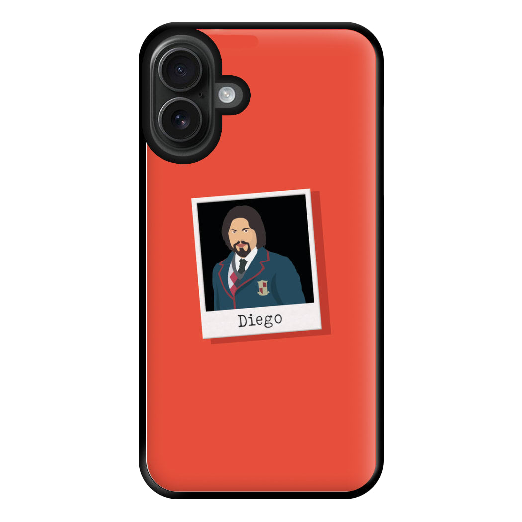 Sticker Diego - Umbrella Academy Phone Case for iPhone 16 Plus