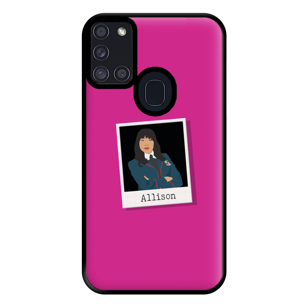 Sticker Allison - Umbrella Academy Phone Case for Galaxy A21s