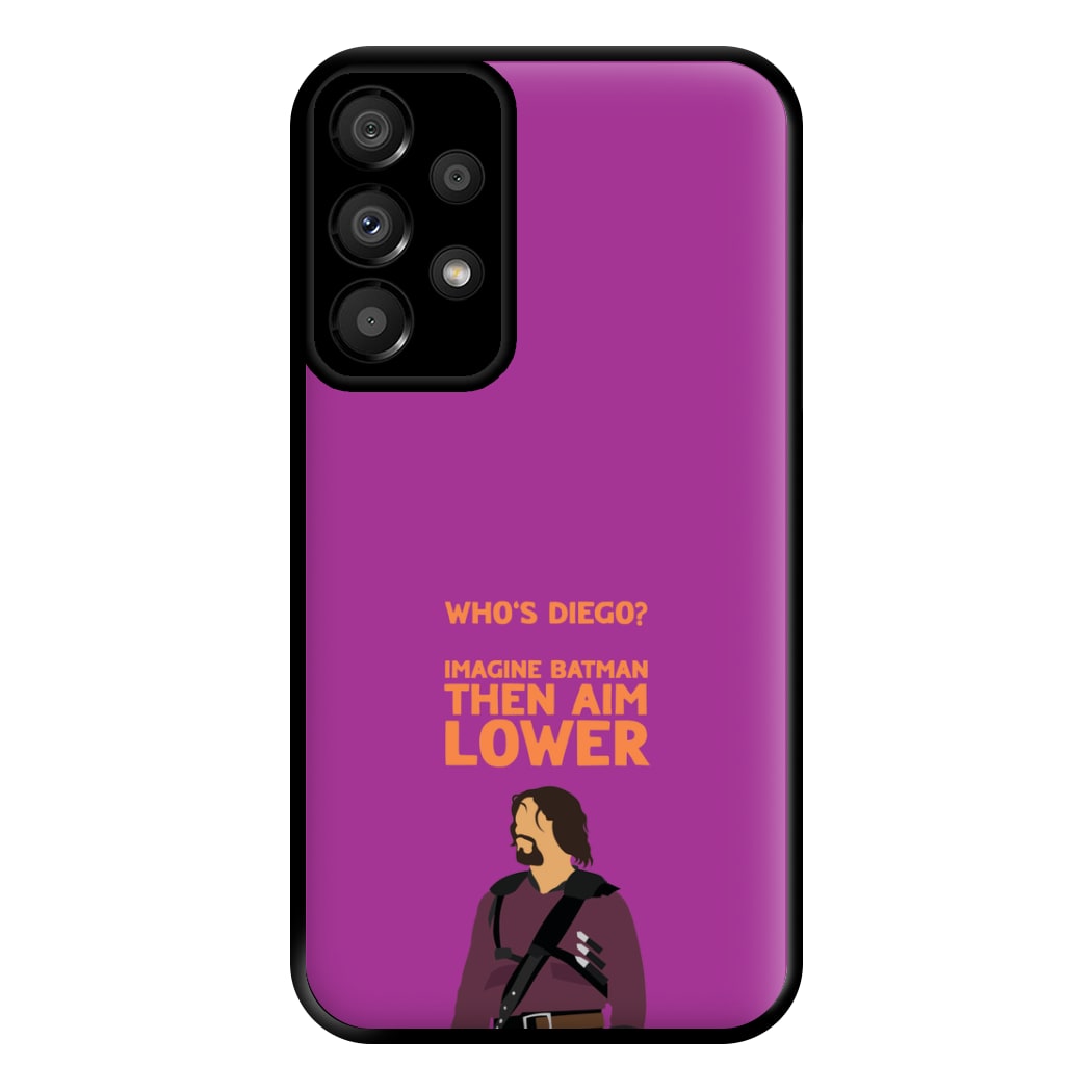 Who's Diego? Phone Case for Galaxy A33