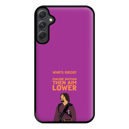 Who's Diego? Phone Case for Galaxy A34