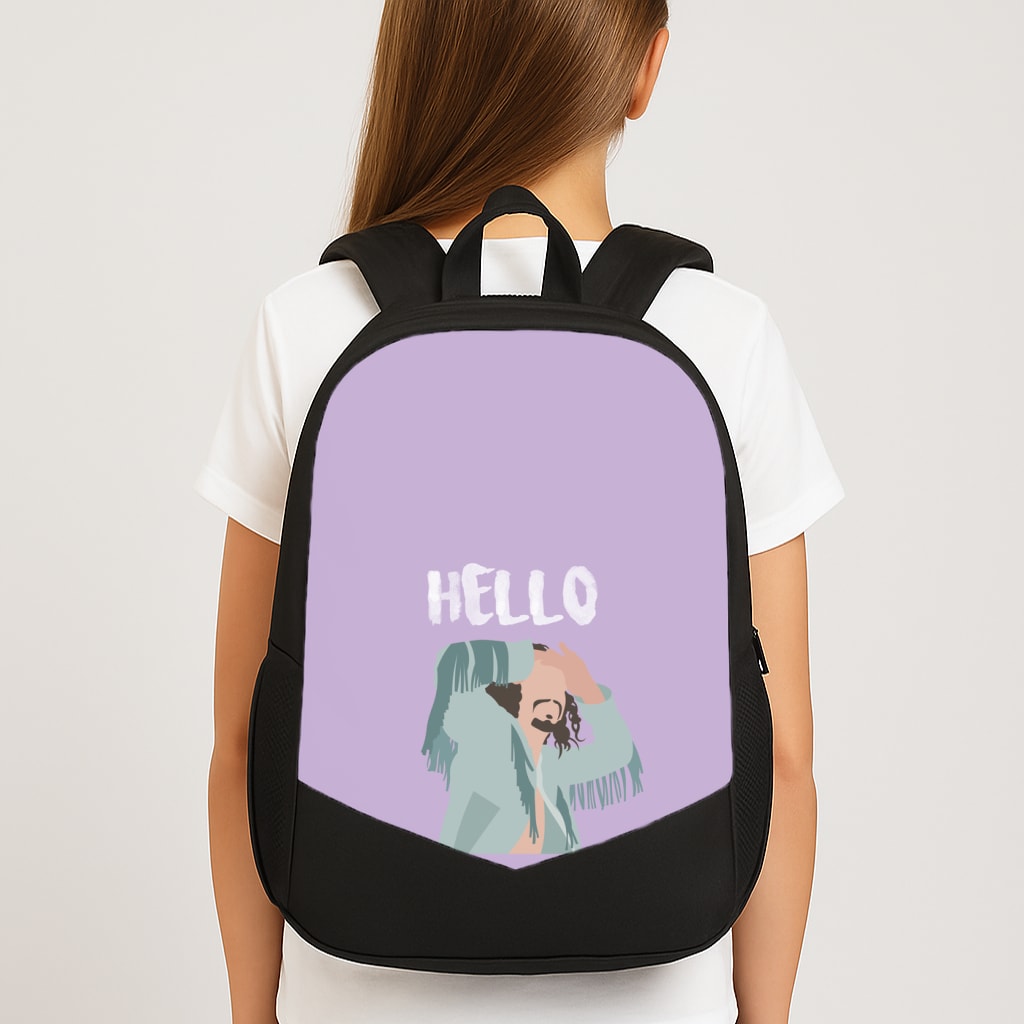 Hello Goodbye Large School Bag