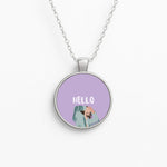 Hello Goodbye Circle Necklace