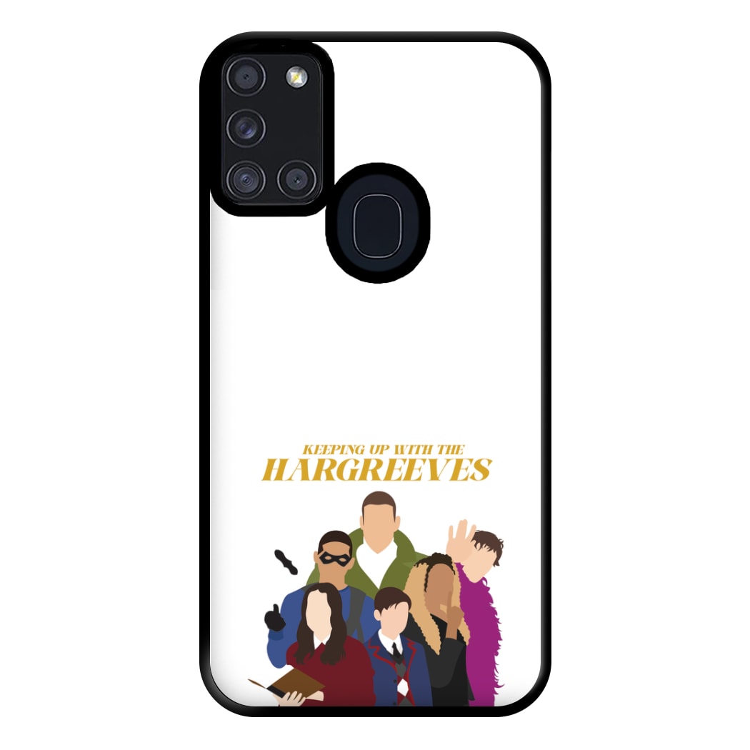 Keeping Up With The Hargreeves Phone Case for Galaxy A21s