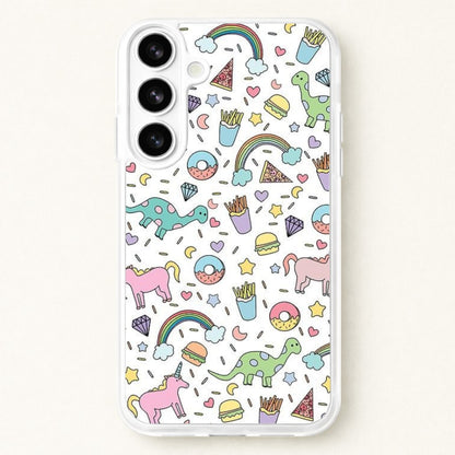 Tumblr Pattern Phone Case for Galaxy S26 Plus