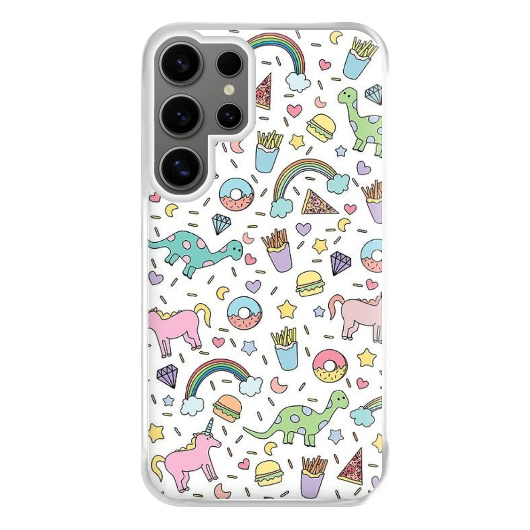 Tumblr Pattern Phone Case for Galaxy S24 Ultra