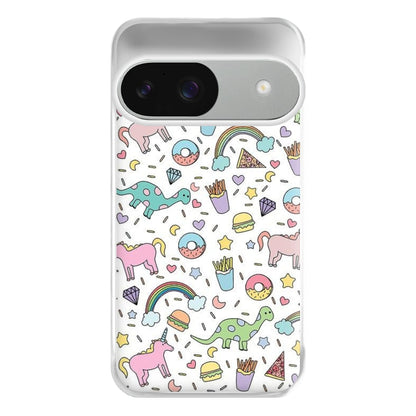 Tumblr Pattern Phone Case for Google Pixel 9 / 9 Pro