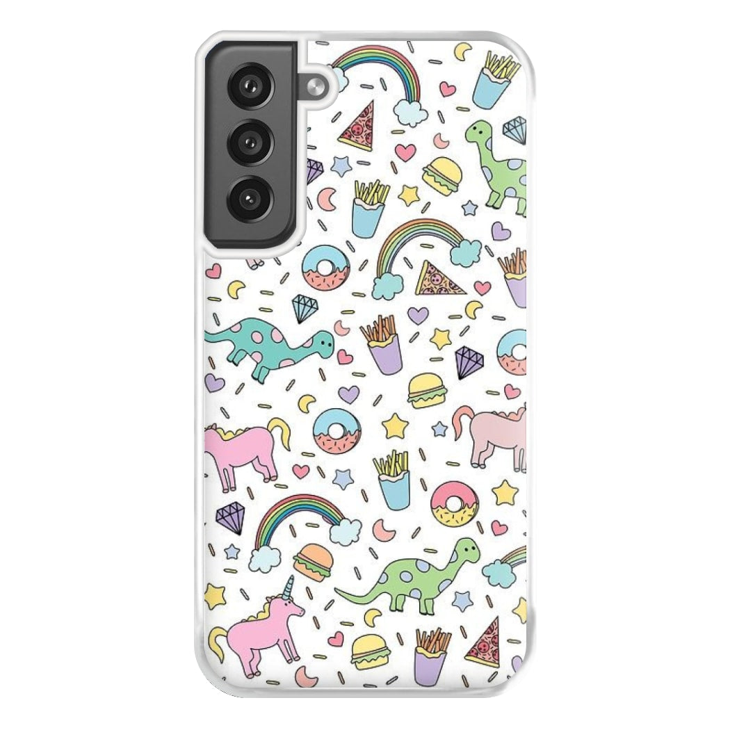 Tumblr Pattern Phone Case for Galaxy S21FE